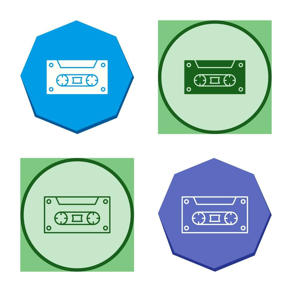 icône de vecteur de cassette