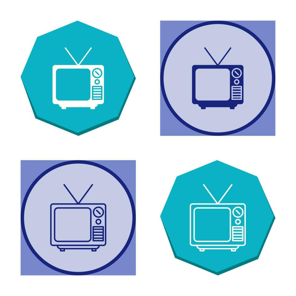 icône de vecteur de diffusion télévisée