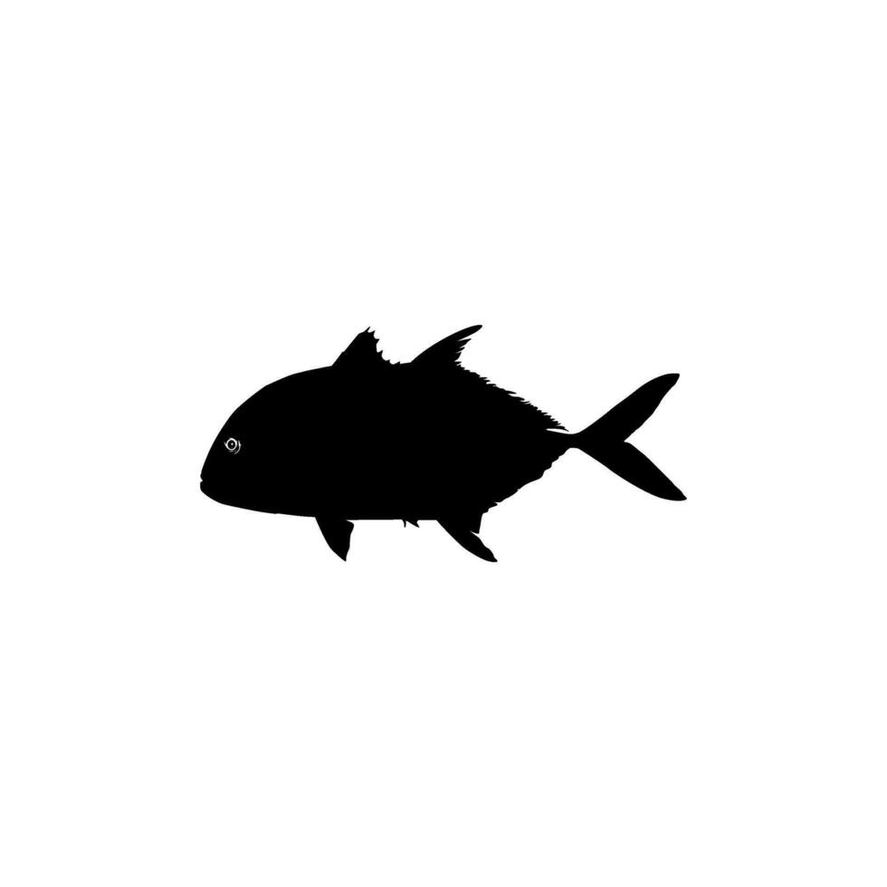 le géant carangue, caranx ignobilis, aussi connu comme le humble carangue, barrière carangue, ronin jack, géant carangue, gt poisson, ou ulua, est une espèce de grand Marin poisson classifié dans le jack famille vecteur