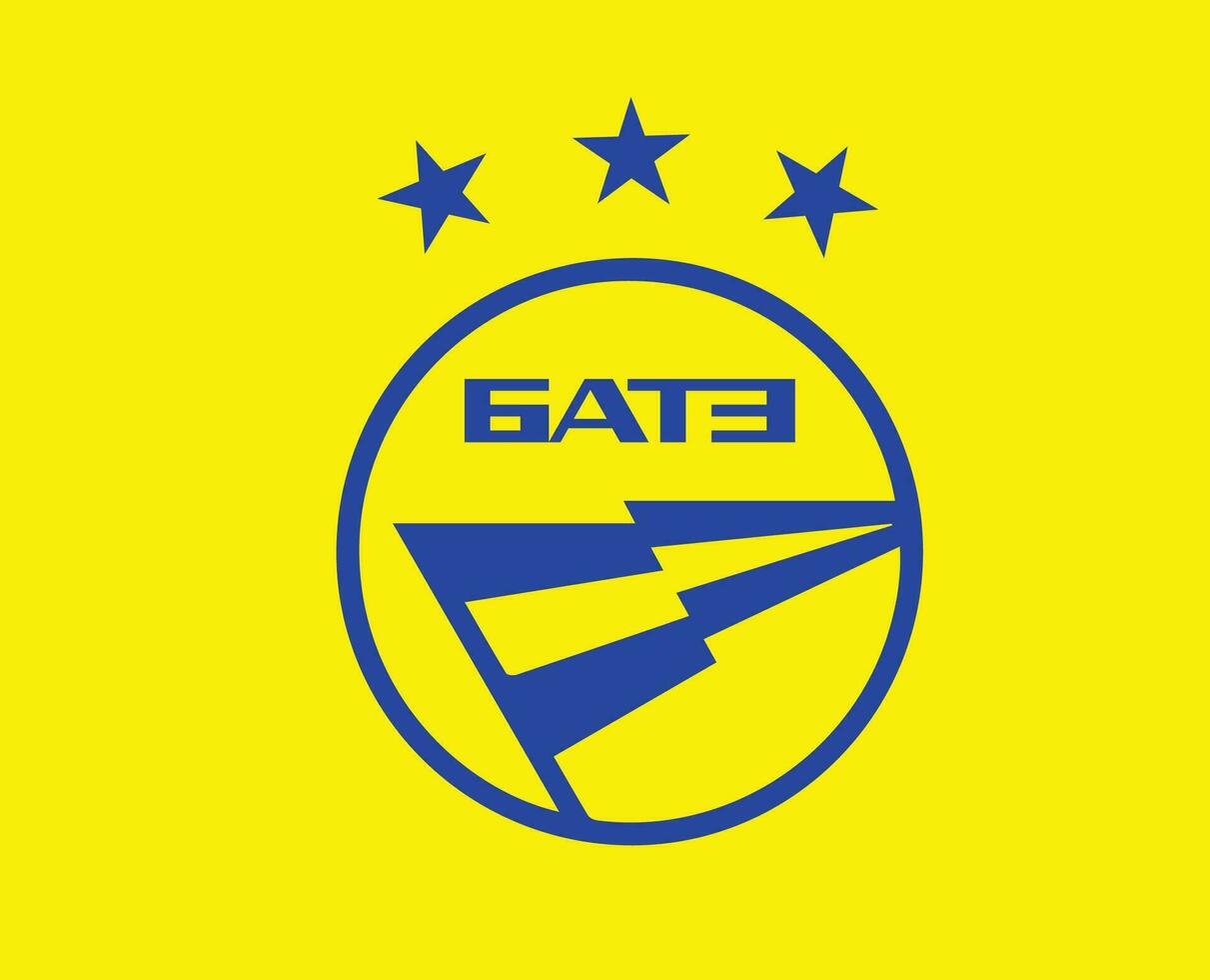 battre borisov symbole club logo biélorussie ligue Football abstrait conception vecteur illustration avec Jaune Contexte