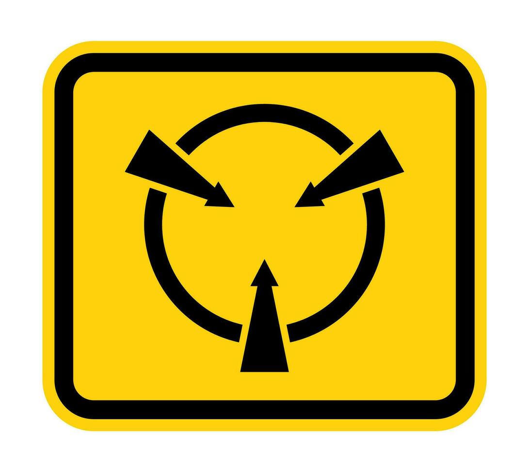 circulaire signe statique dispositif symbole vecteur