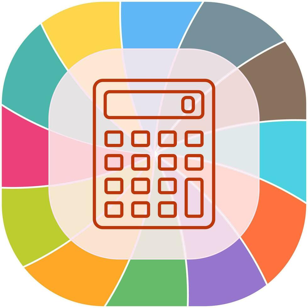 icône de vecteur de calculatrice