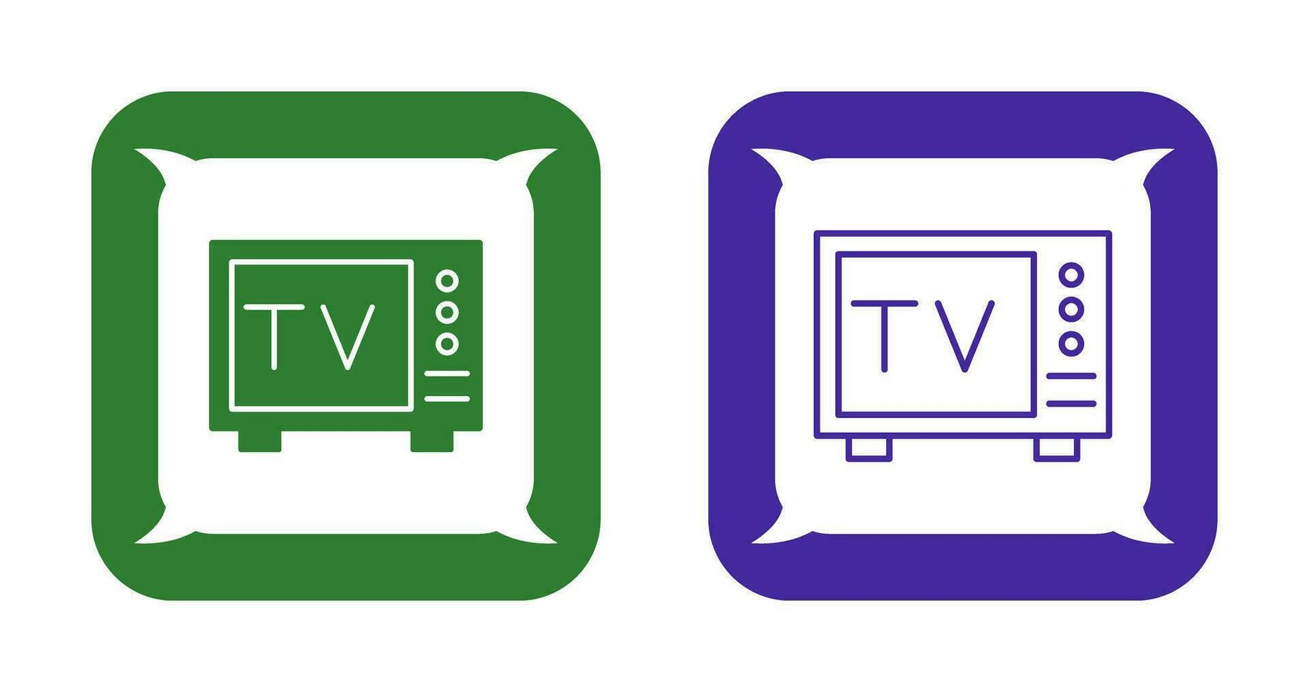 icône de vecteur de télévision