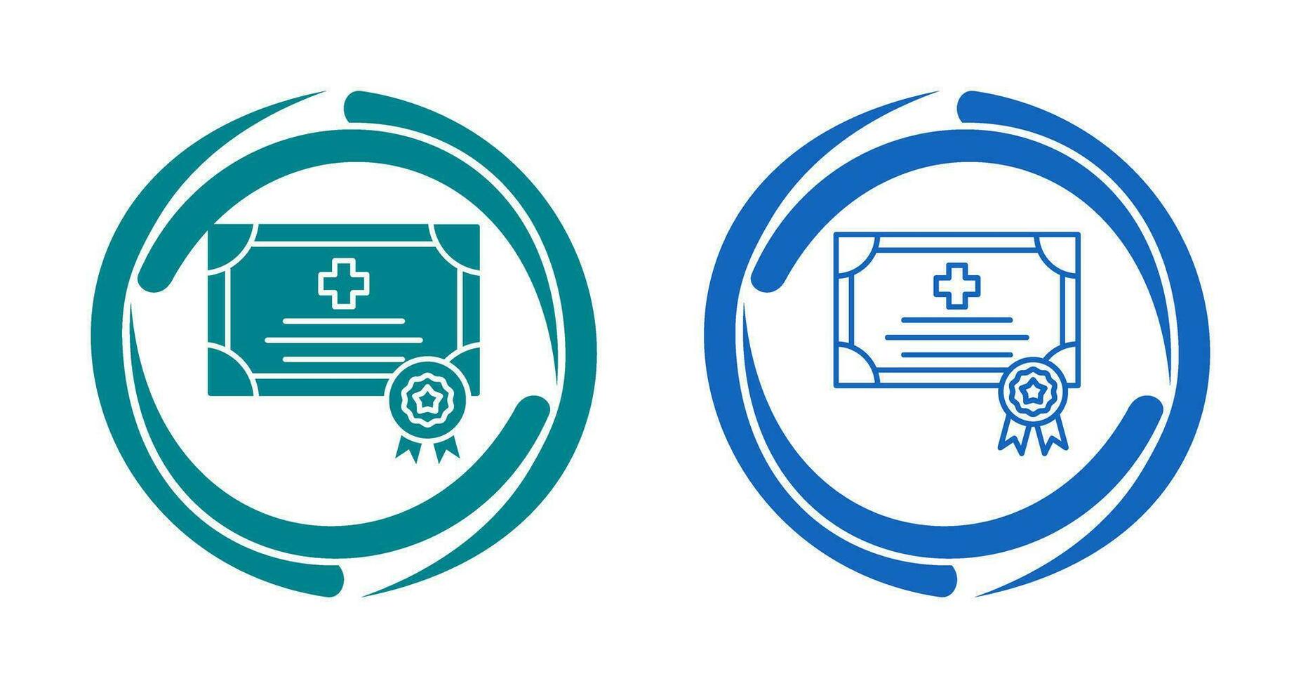 icône de vecteur de certificat