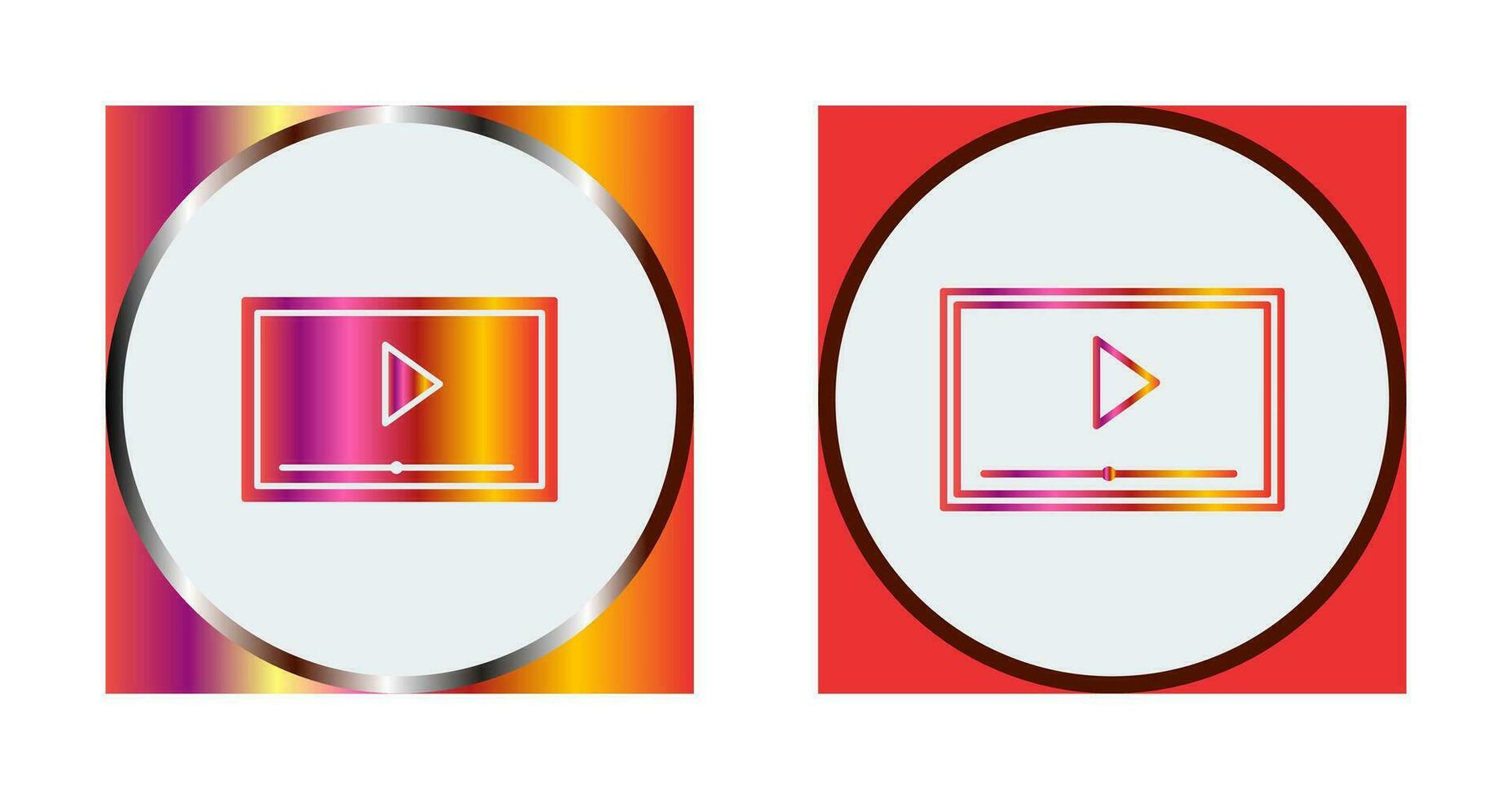 icône de vecteur de projection vidéo