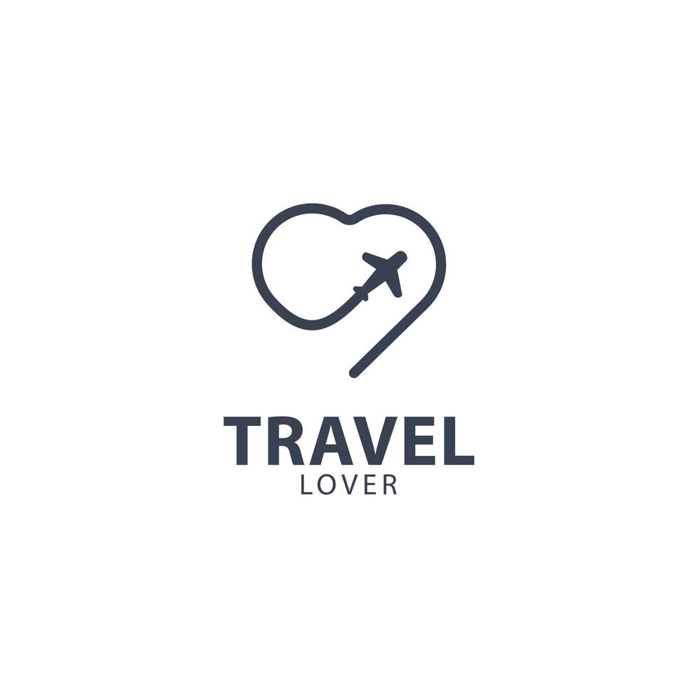 modèle de logo de tournée de voyage, illustration vectorielle de conception. vecteur