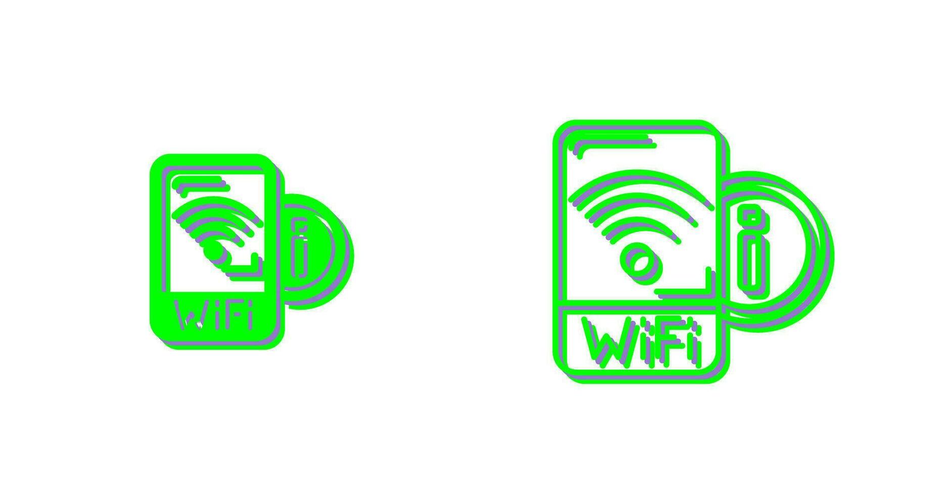 icône de vecteur de signal wifi