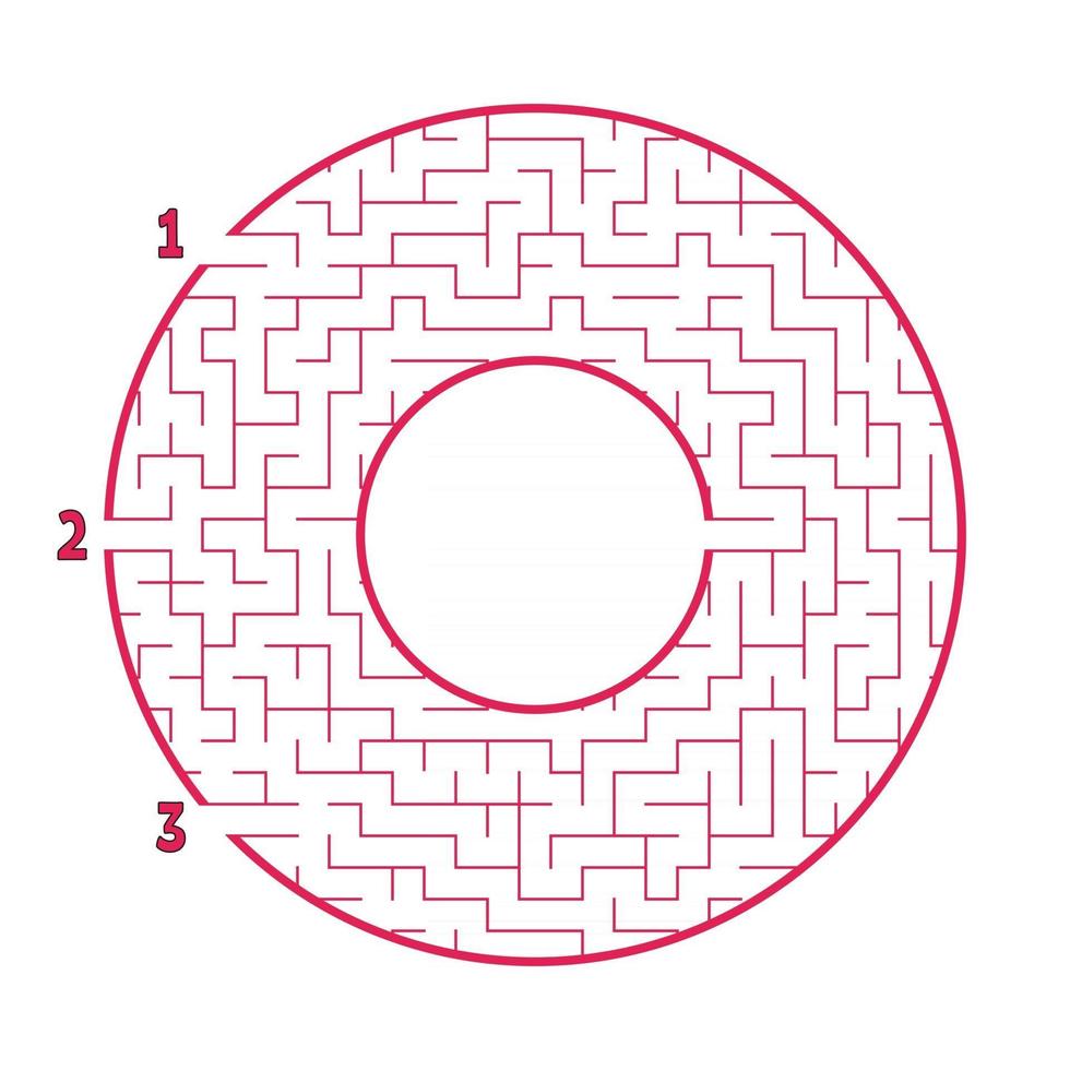 labyrinthe pour les enfants. casse-tête pour les enfants. énigme du labyrinthe. vecteur