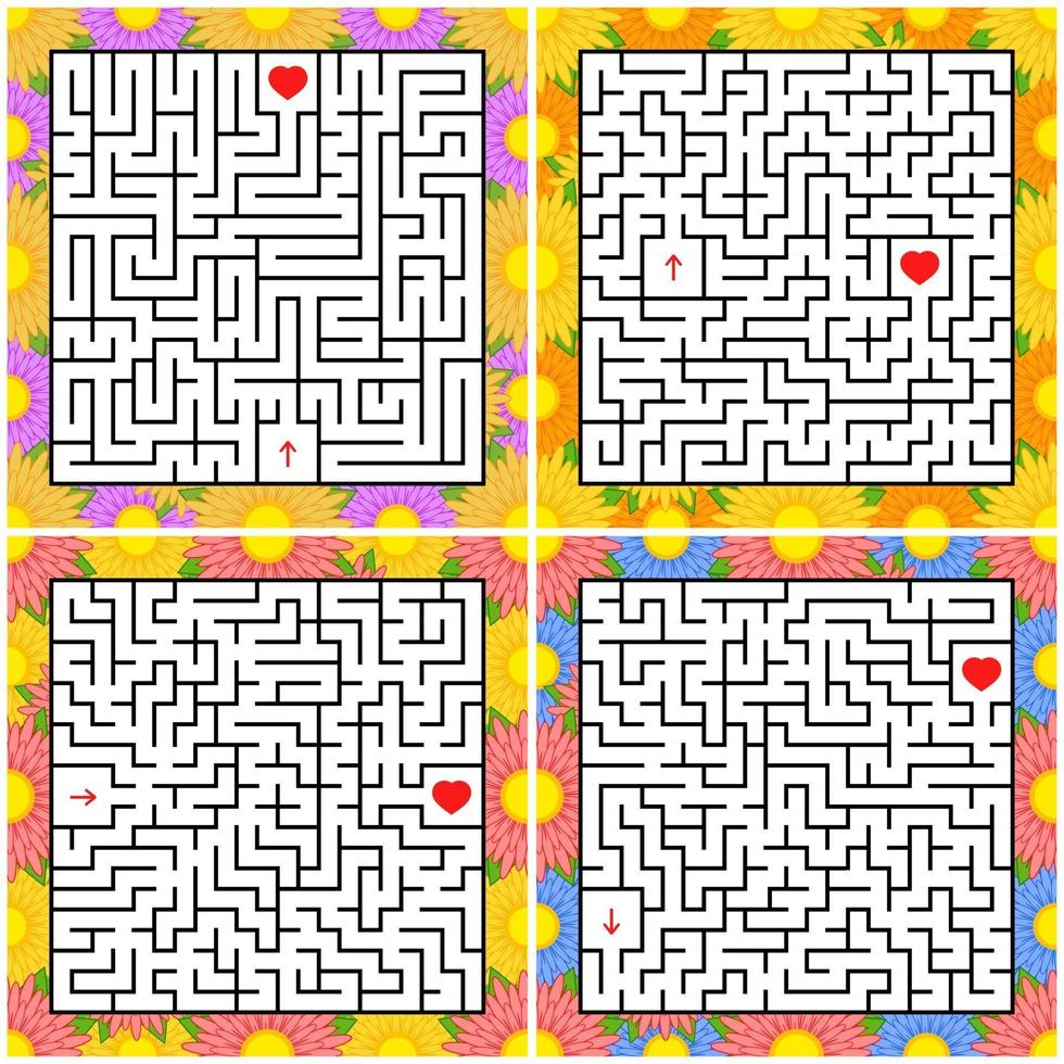 labyrinthe pour les enfants. casse-tête pour les enfants. énigme du labyrinthe. vecteur