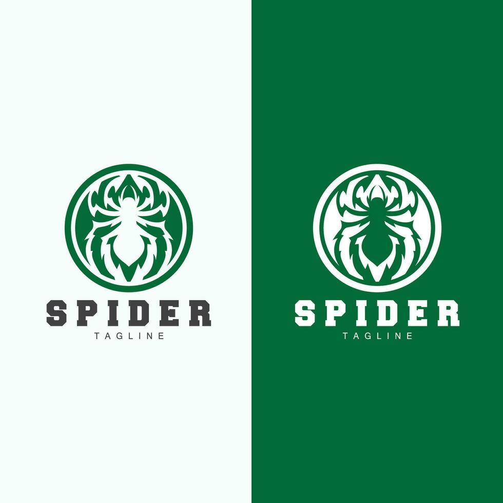 araignée logo vecteur symbole illustration conception