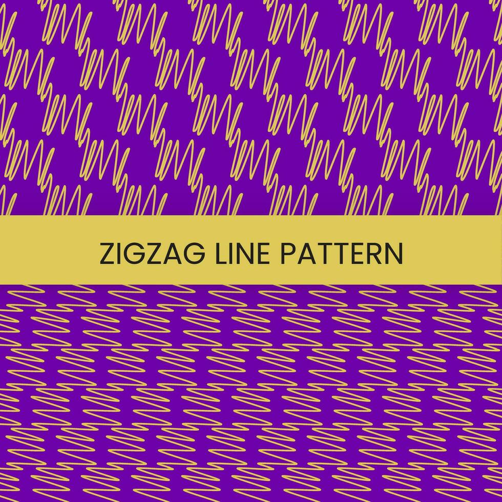 zigzag ligne modèle Contexte conception vecteur