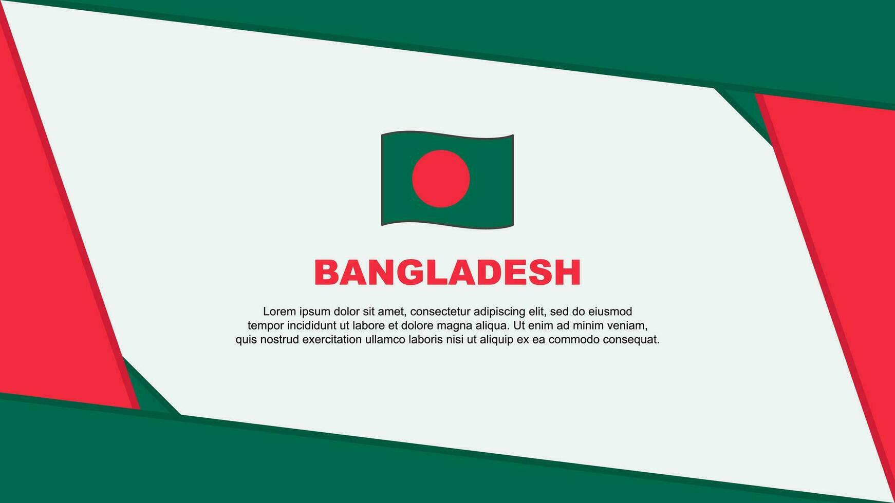 bangladesh drapeau abstrait Contexte conception modèle. bangladesh indépendance journée bannière dessin animé vecteur illustration. bangladesh indépendance journée