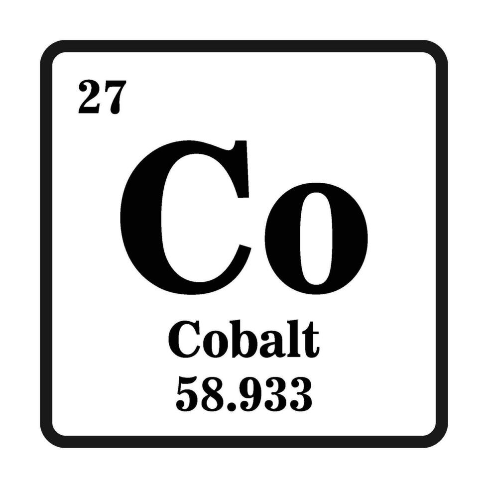 cobalt icône vecteur