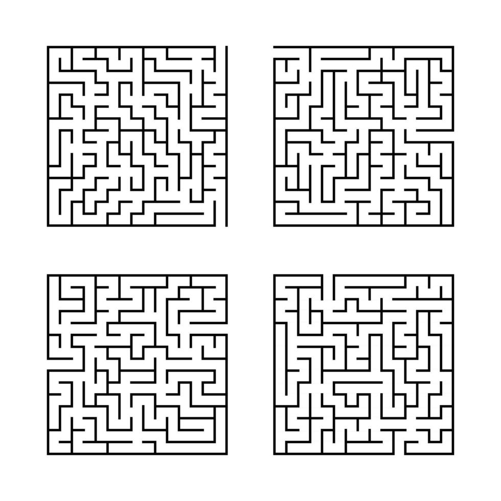 labyrinthe pour les enfants. casse-tête pour les enfants. énigme du labyrinthe. vecteur