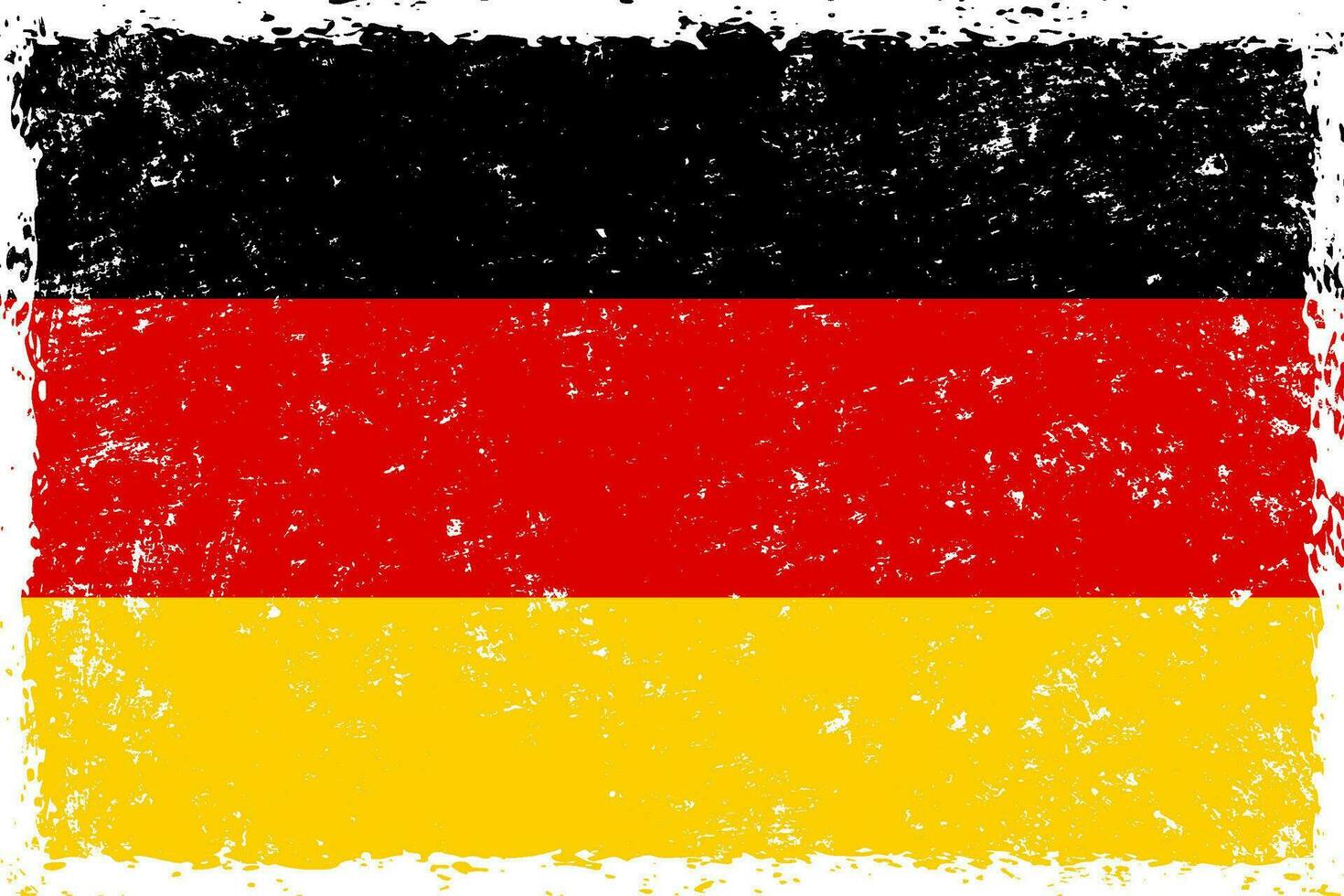 Allemagne drapeau grunge affligé style vecteur