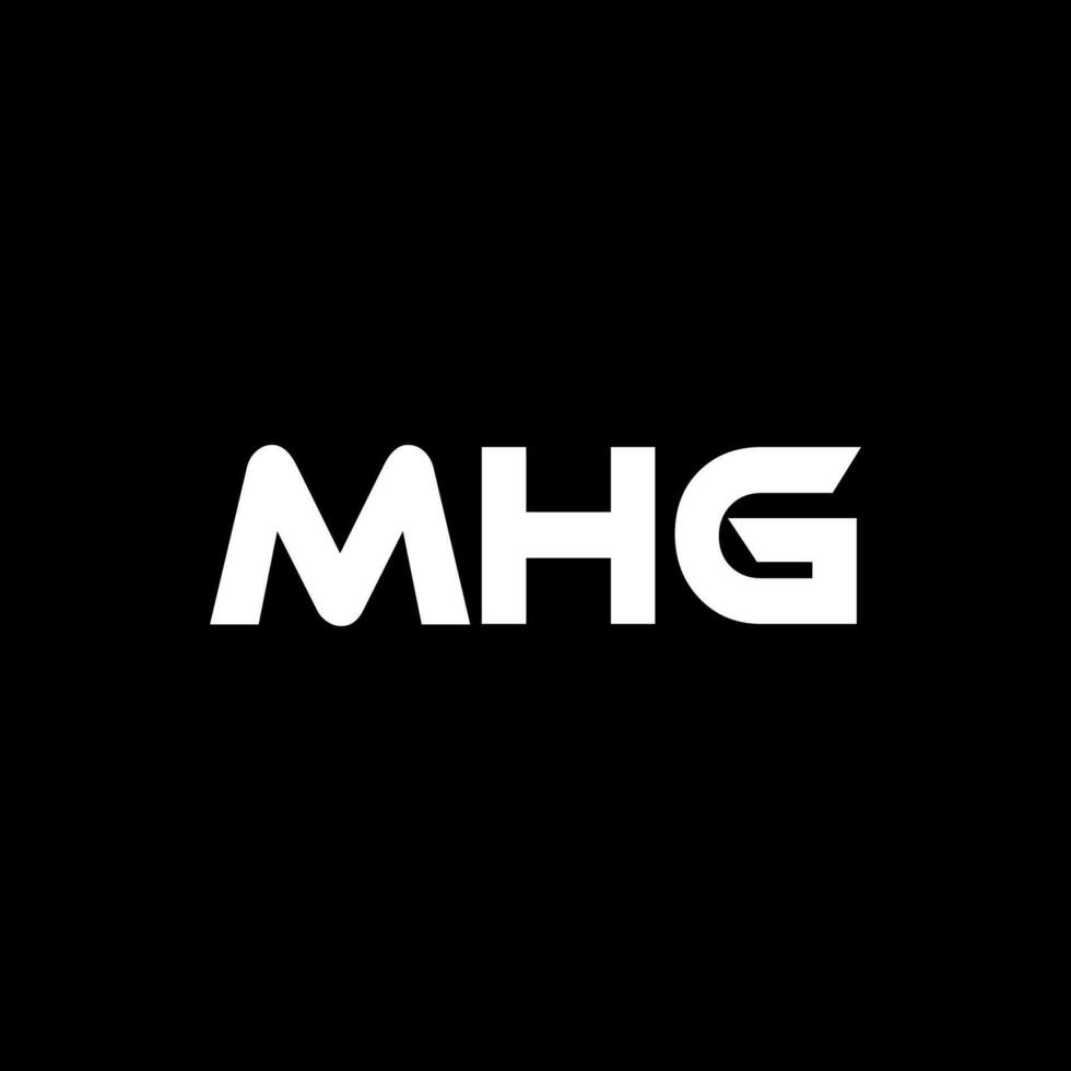 mhg lettre logo conception, inspiration pour une unique identité. moderne élégance et Créatif conception. filigrane votre Succès avec le frappant cette logo. vecteur