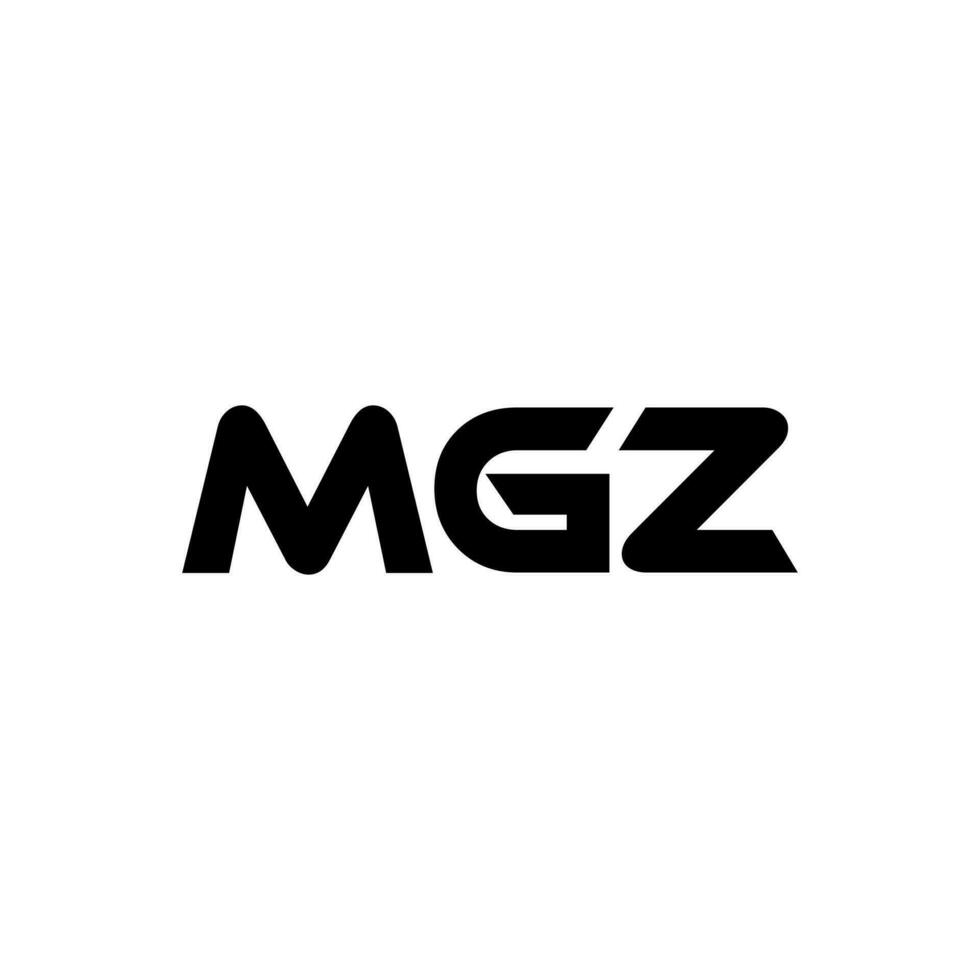 mgz lettre logo conception, inspiration pour une unique identité. moderne élégance et Créatif conception. filigrane votre Succès avec le frappant cette logo. vecteur