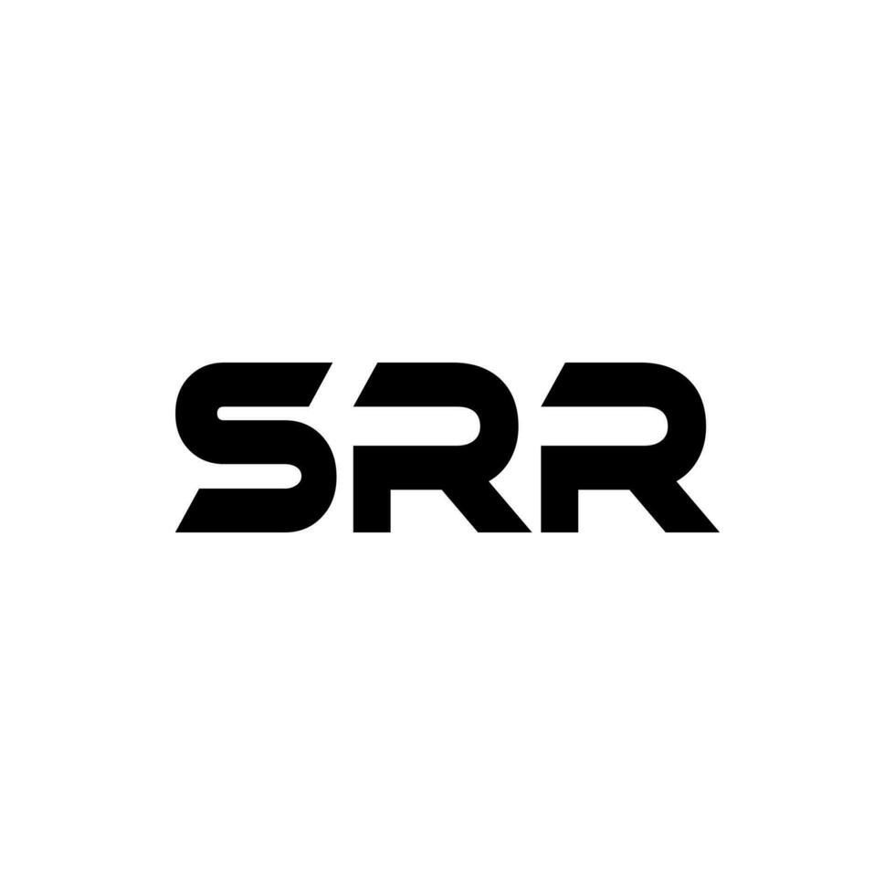 srr lettre logo conception, inspiration pour une unique identité. moderne élégance et Créatif conception. filigrane votre Succès avec le frappant cette logo. vecteur