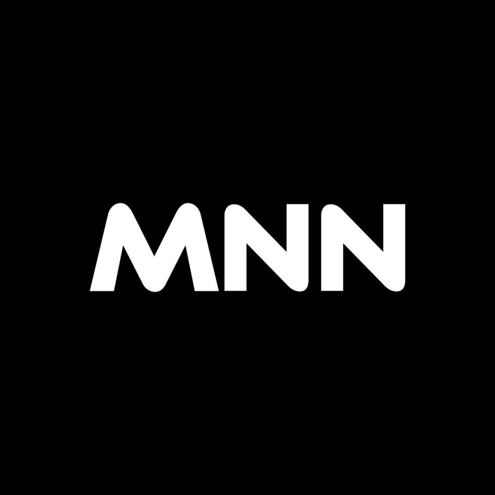 mnn lettre logo conception, inspiration pour une unique identité. moderne élégance et Créatif conception. filigrane votre Succès avec le frappant cette logo. vecteur