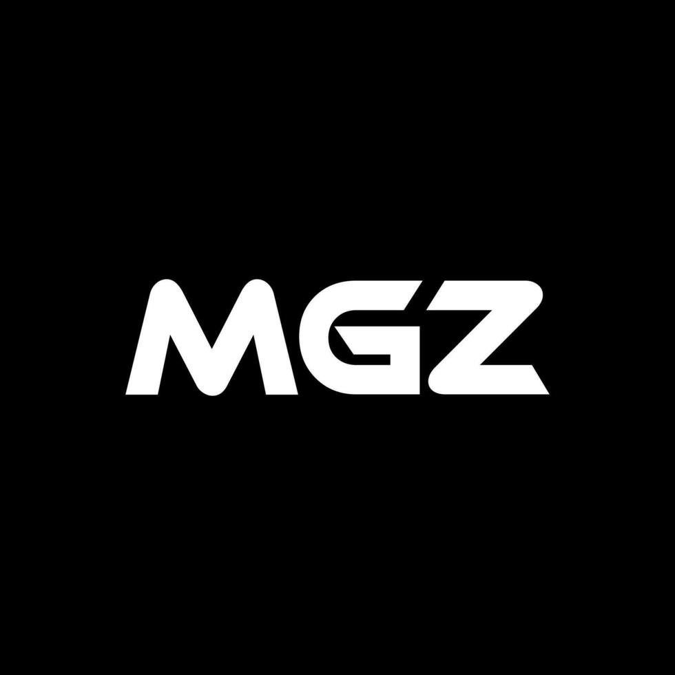 mgz lettre logo conception, inspiration pour une unique identité. moderne élégance et Créatif conception. filigrane votre Succès avec le frappant cette logo. vecteur