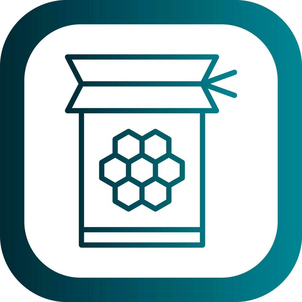 conception d'icône de vecteur de miel