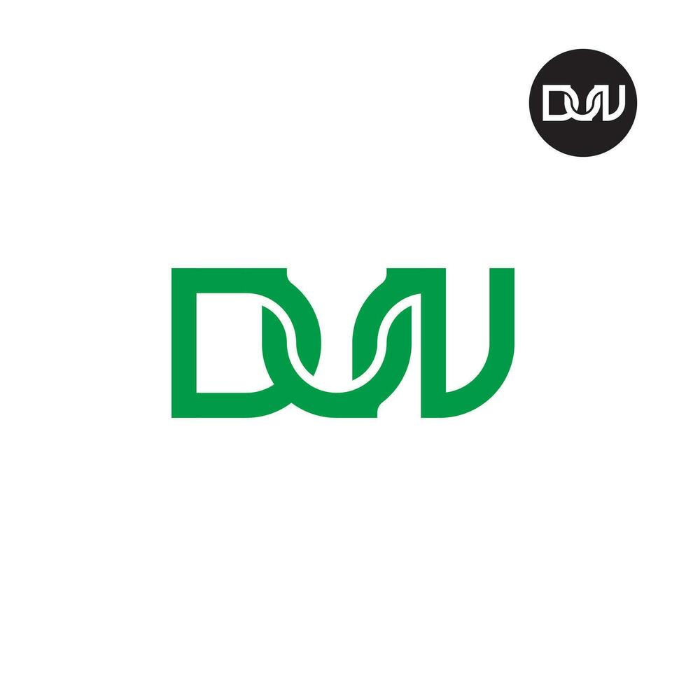 lettre dun monogramme logo conception vecteur