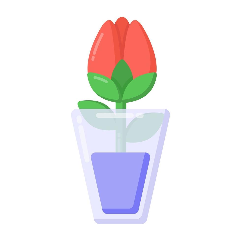 tulipe et fleur de la nature vecteur