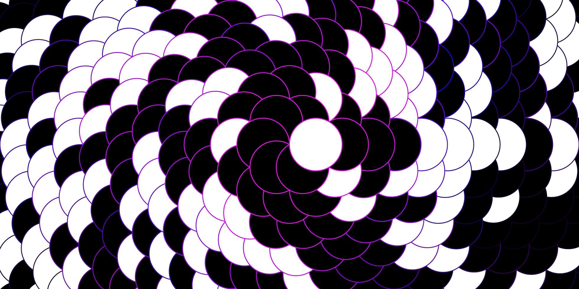 texture vecteur violet foncé avec des cercles.