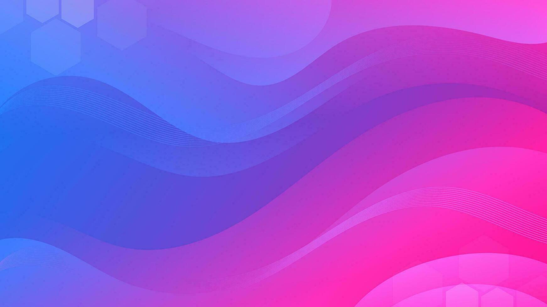 abstrait pente violet bleu liquide vague Contexte vecteur