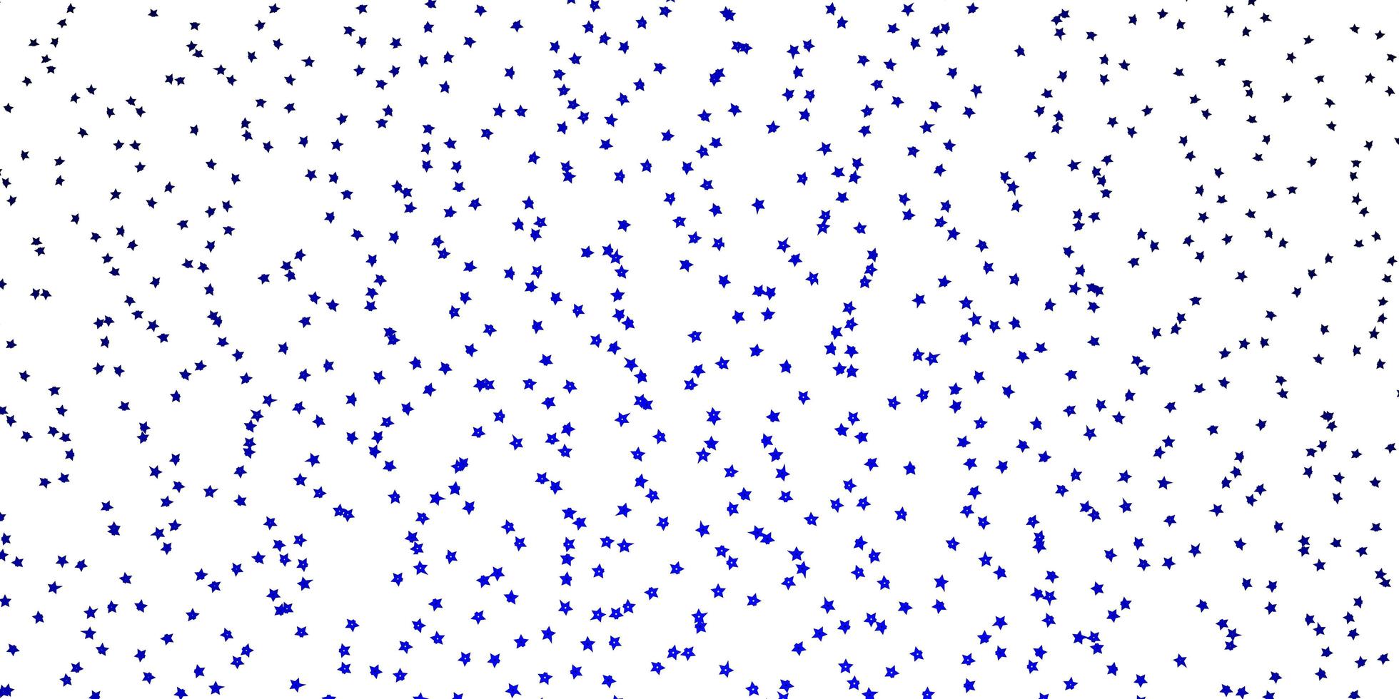 modèle vectoriel bleu foncé avec des étoiles abstraites.
