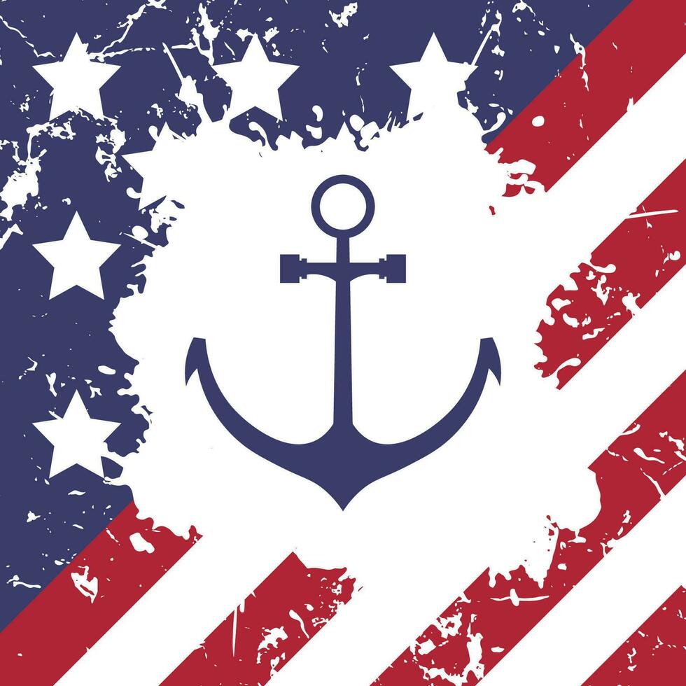 uni États marine anniversaire Contexte. vecteur