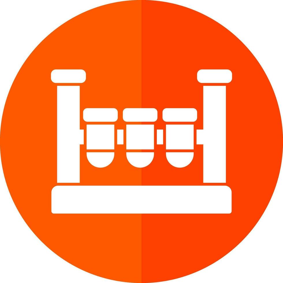 conception d'icônes vectorielles de tubes à essai vecteur