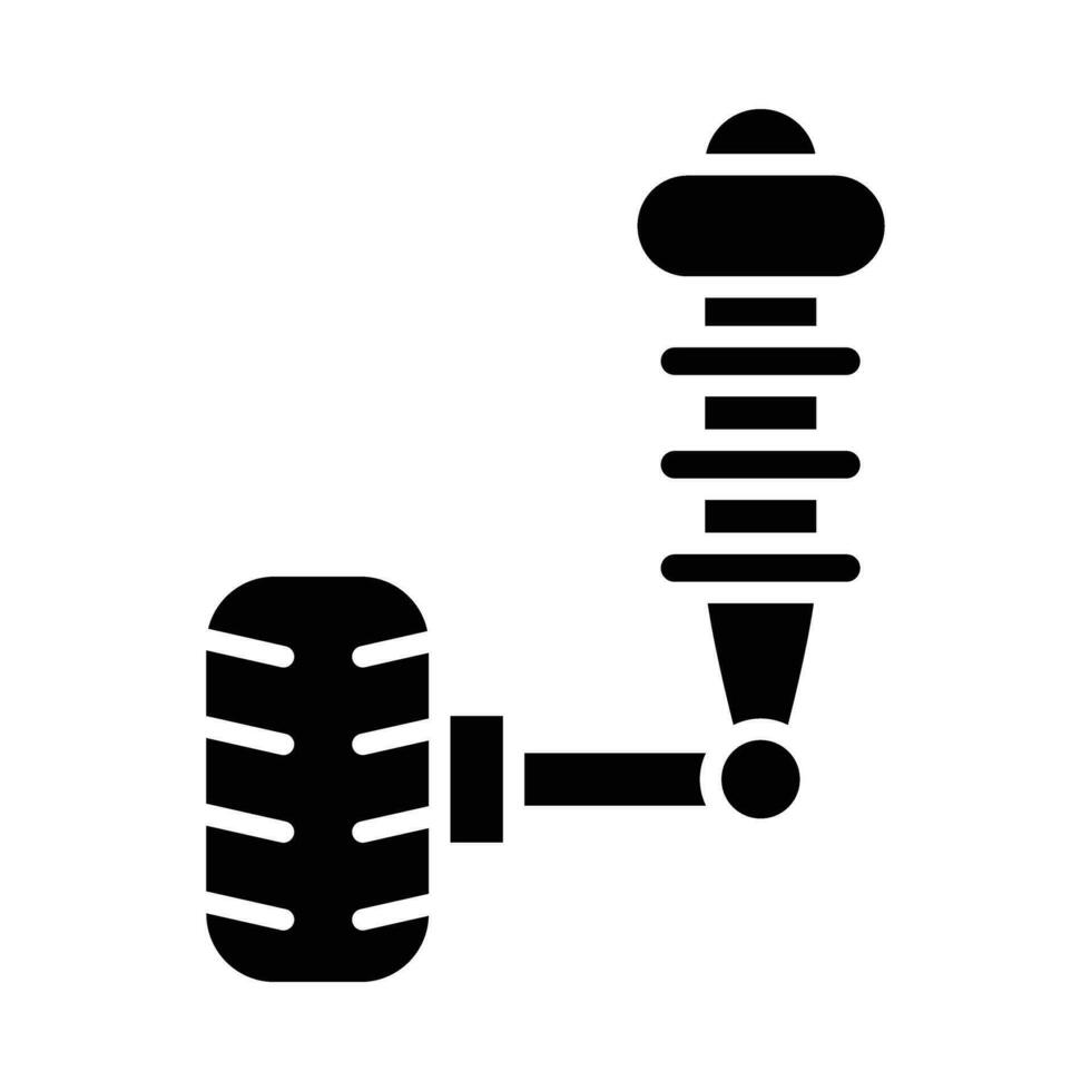 suspension vecteur glyphe icône pour personnel et commercial utiliser.