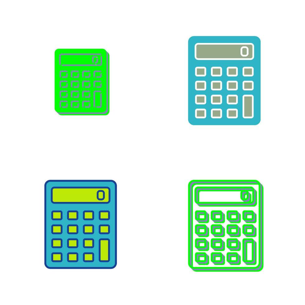 icône de vecteur de calculatrice