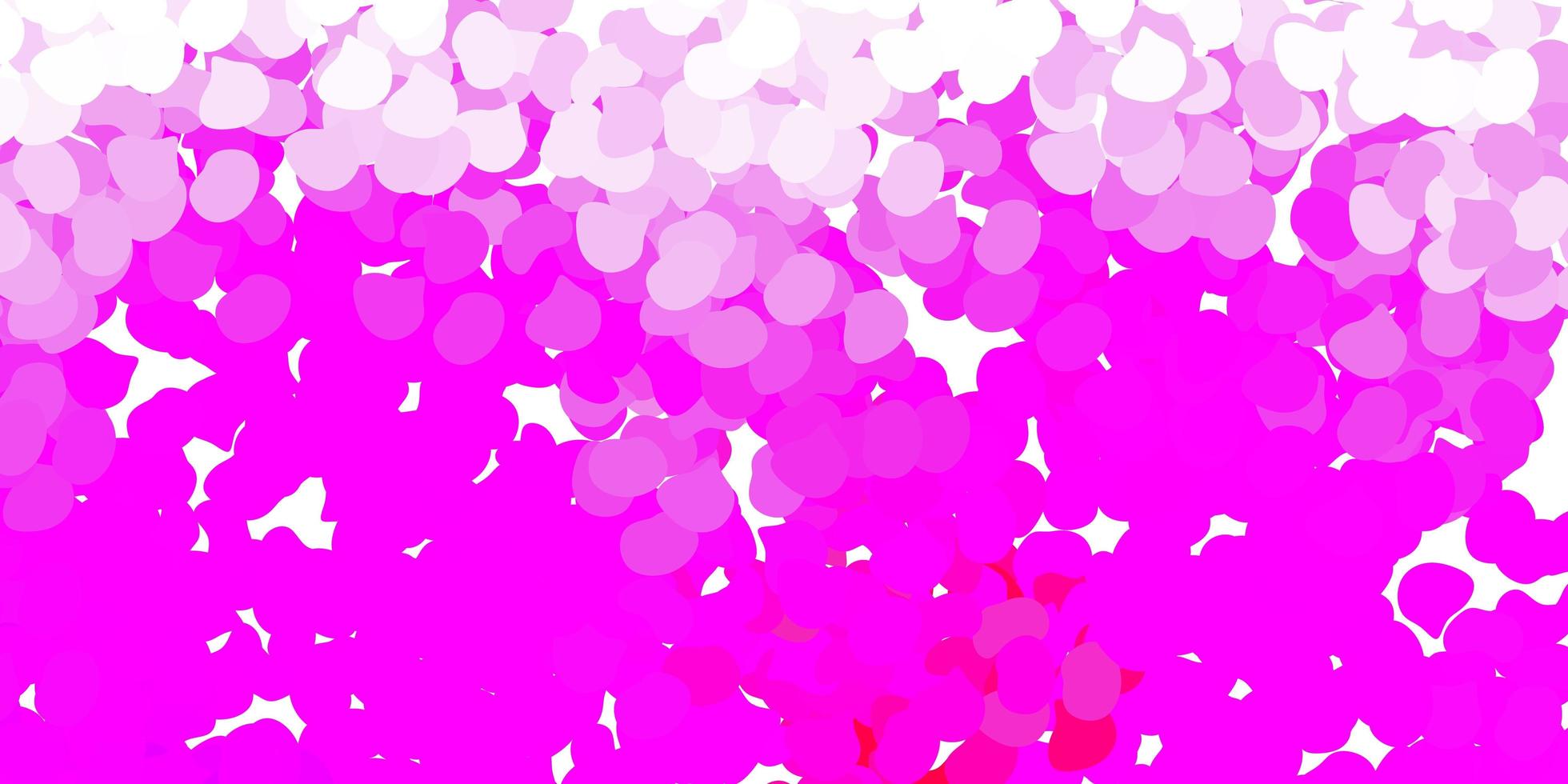 modèle vectoriel violet clair, rose avec des formes abstraites.