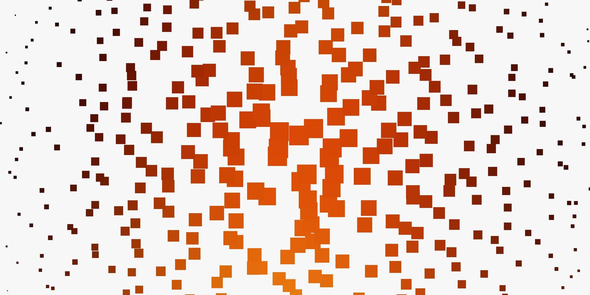 modèle vectoriel orange clair dans un style carré.
