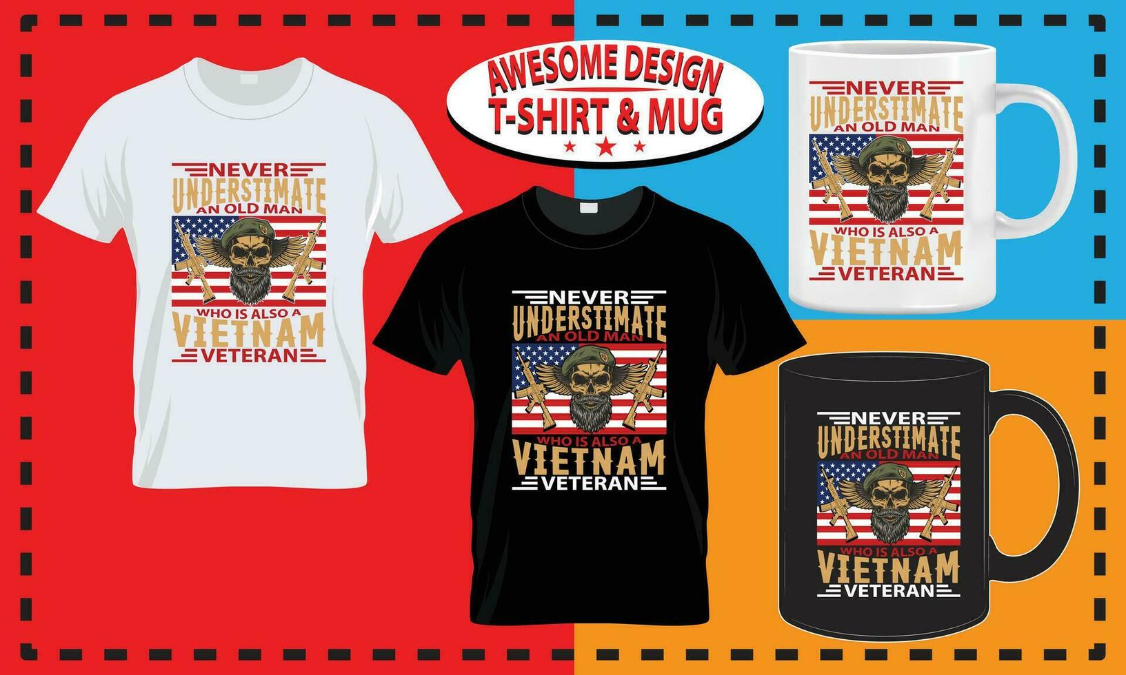 anciens combattants T-shirt et agresser conception, typographie coutume, vecteur meilleur pour impression conception.