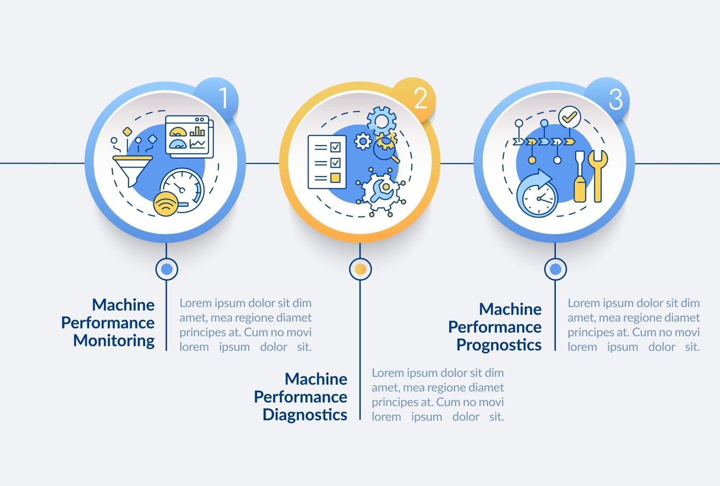 modèle d'infographie vectorielle de tâches jumelles numériques vecteur