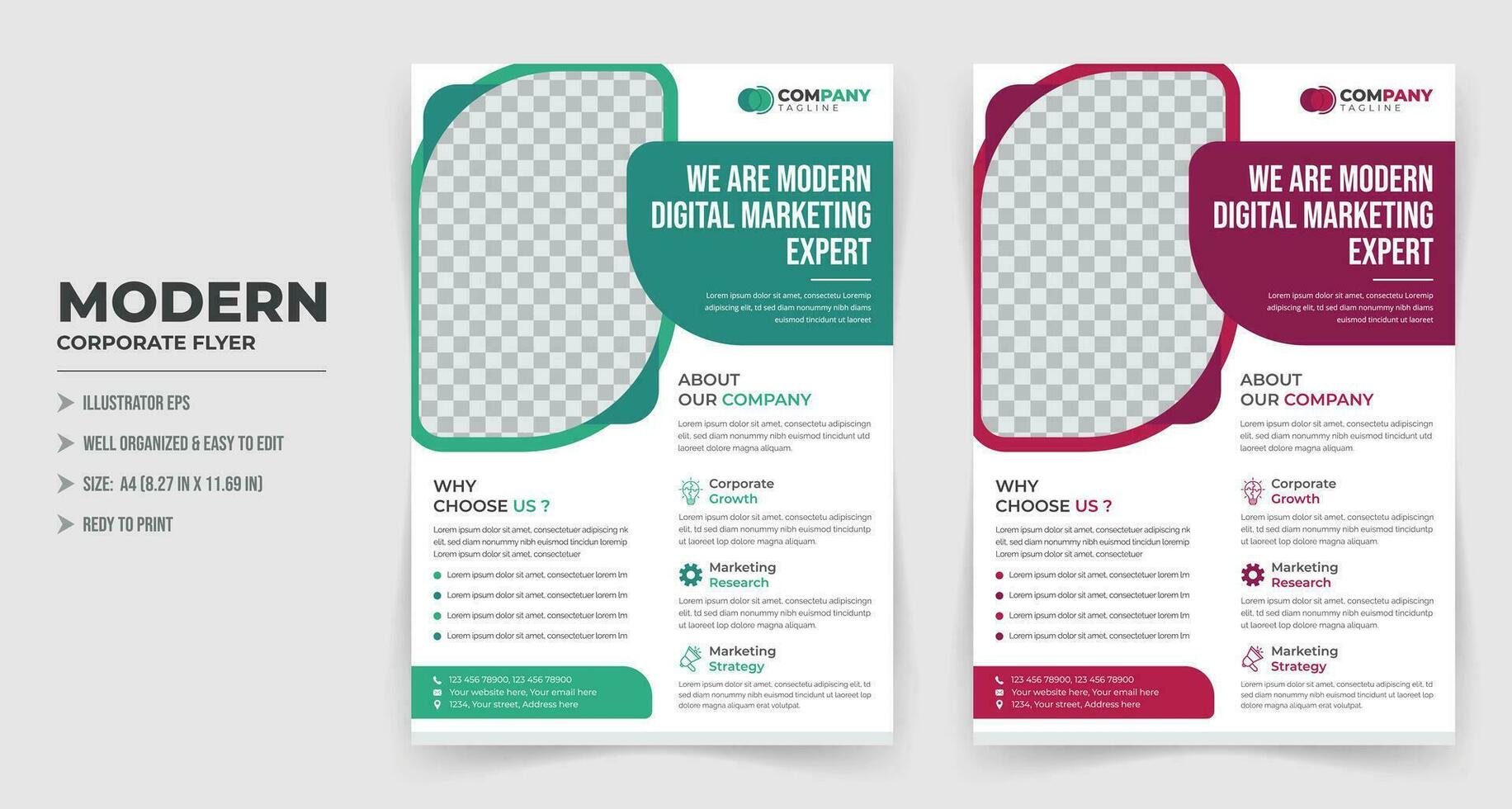 entreprise affaires prospectus modèle avec Couleur combinaison, brochure conception, annuel rapport, affiche, prospectus dans a4, promotion, afficher, publication, couverture page, vecteur