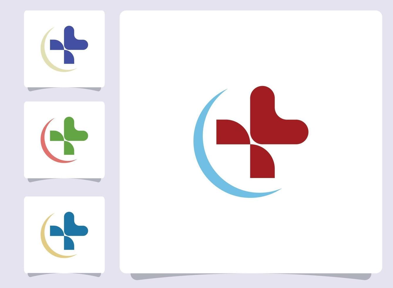 modèle de logo de soins de santé médicaux vecteur