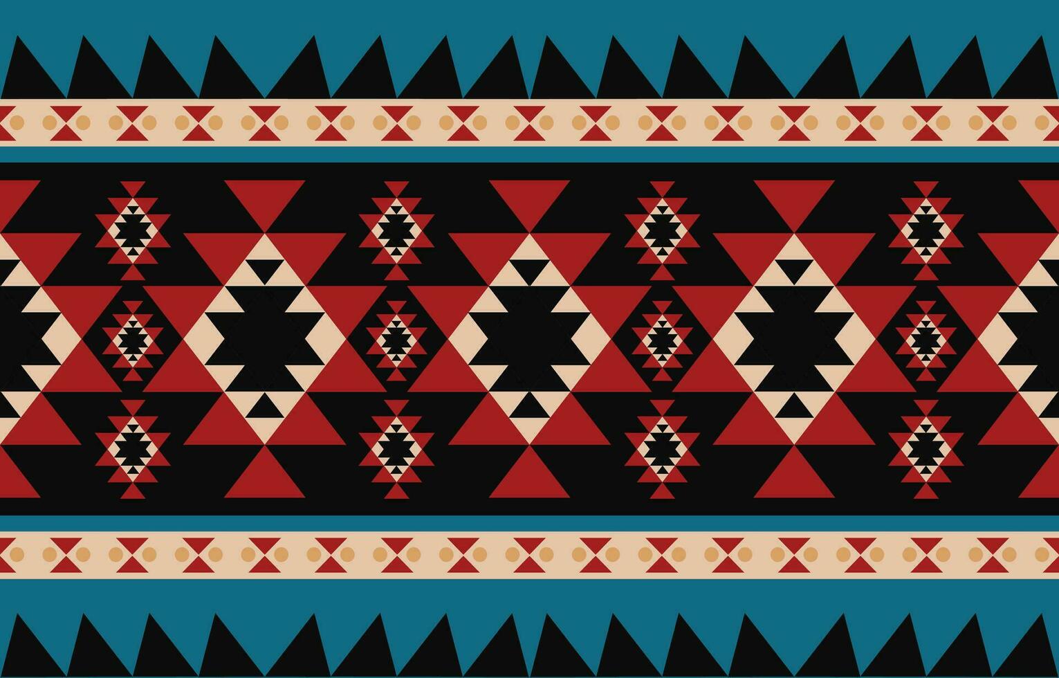 ethnique abstrait ikat art. aztèque ornement imprimer. géométrique ethnique modèle sans couture Couleur Oriental. conception pour Contexte ,rideau, tapis, fond d'écran, vêtements, emballage, batique, vecteur illustration.