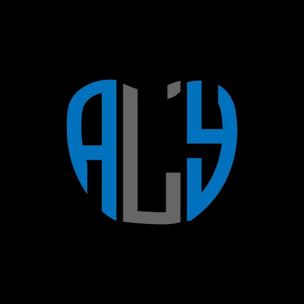 allié lettre logo Créatif conception. allié unique conception. vecteur