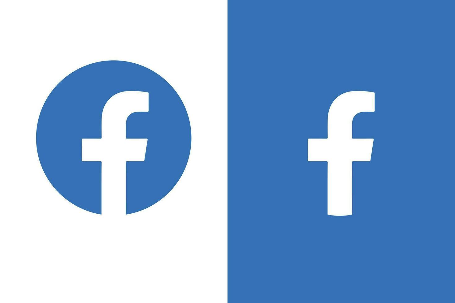 Facebook logo, social médias vecteur