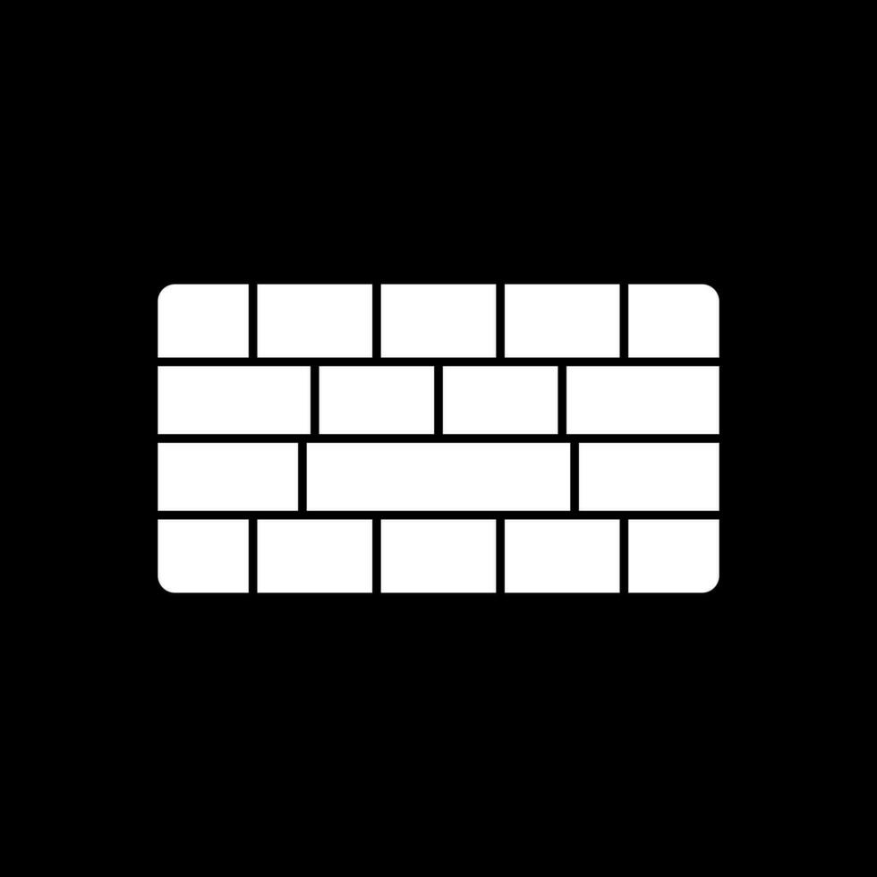 mur de briques vecteur icône conception
