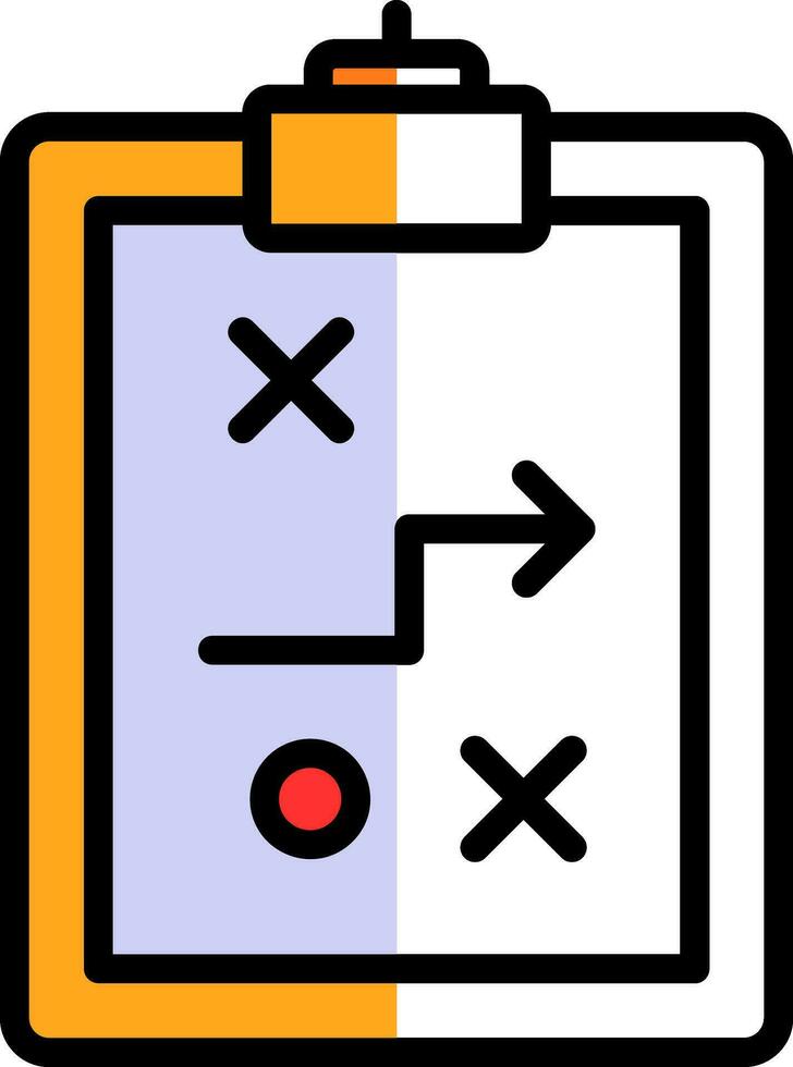 conception d'icône de vecteur de stratégie