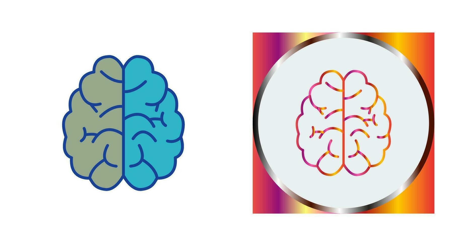 icône de vecteur de cerveau