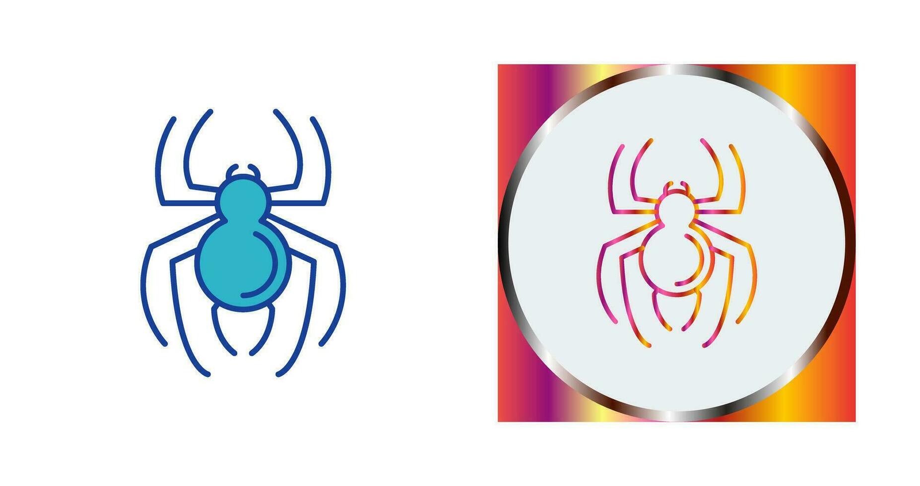 icône de vecteur d'araignée