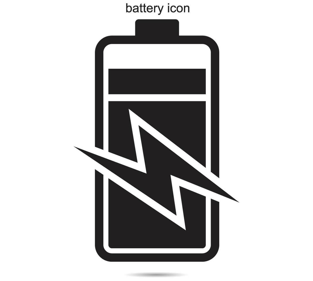 batterie icône, vecteur illustration