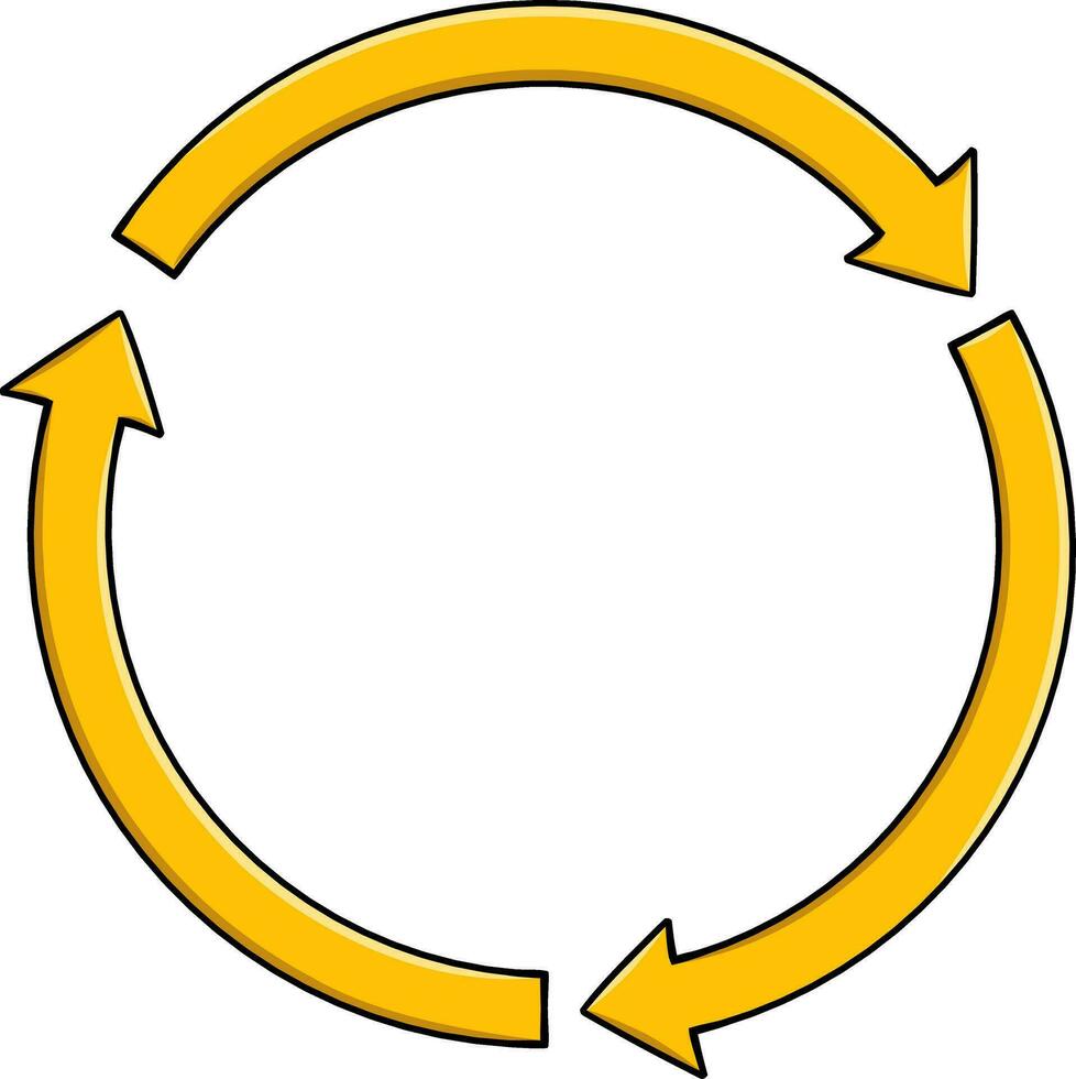 illustration recycler symbole sur blanc Contexte vecteur