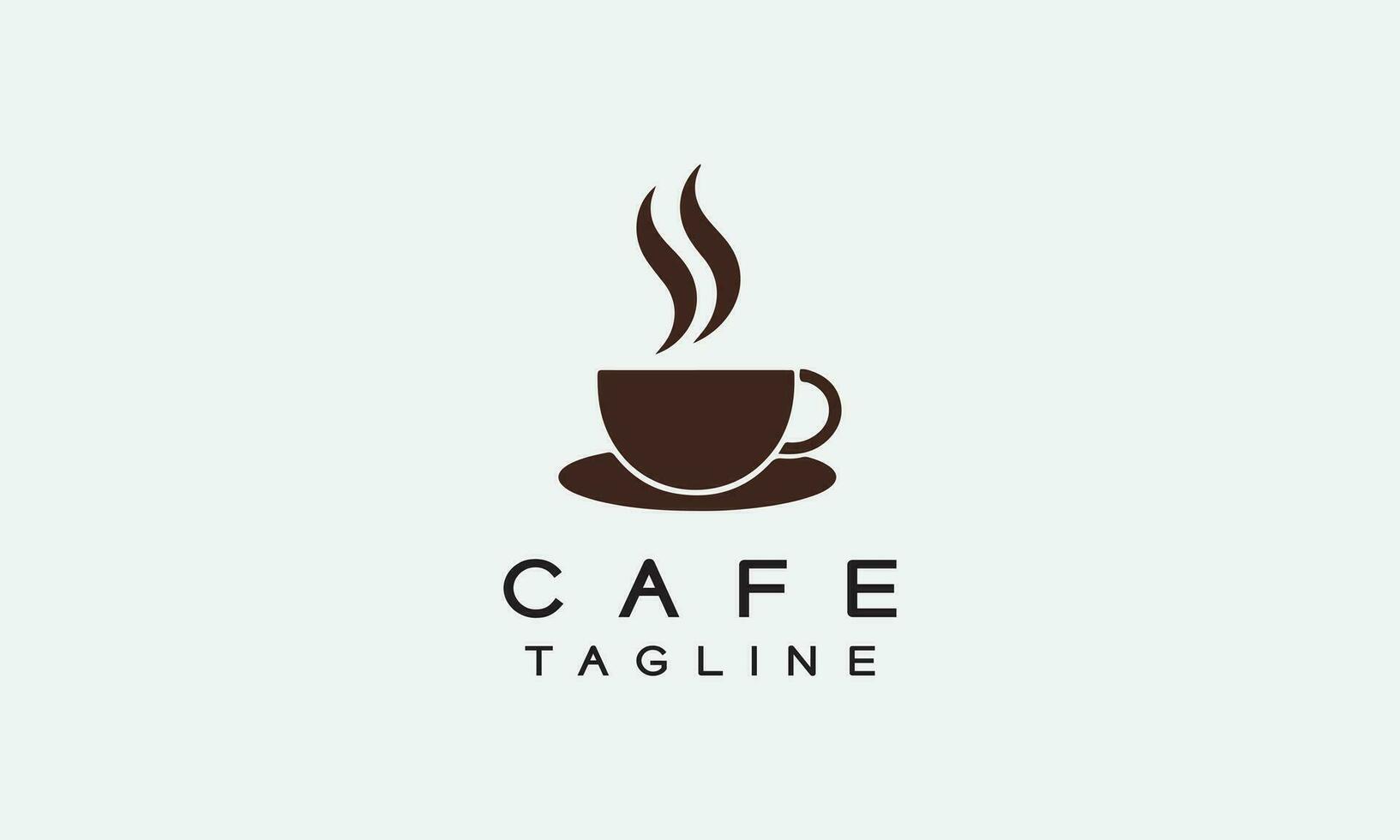 thé ou café tasse logo vecteur icône conception